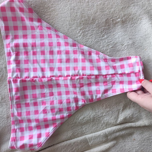 Bikini XL like new, white and pink