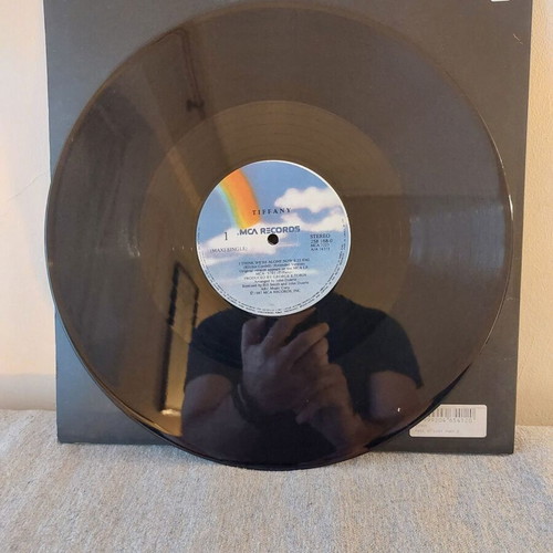 Tiffany I Think We're Alone Now vinyl record used, pop