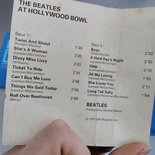 The Beatles At The Hollywood Bowl cassette tape like new 1977