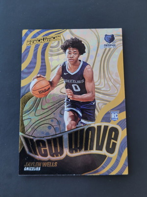 2024 25 Panini Revolution Jaylen Wells New Wave card like new