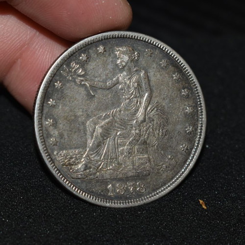 Trade Dollar 1878 Silver Used