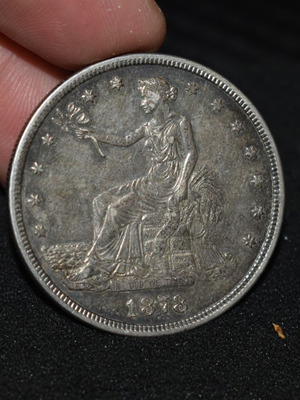 Trade Dollar 1878 Silver Used