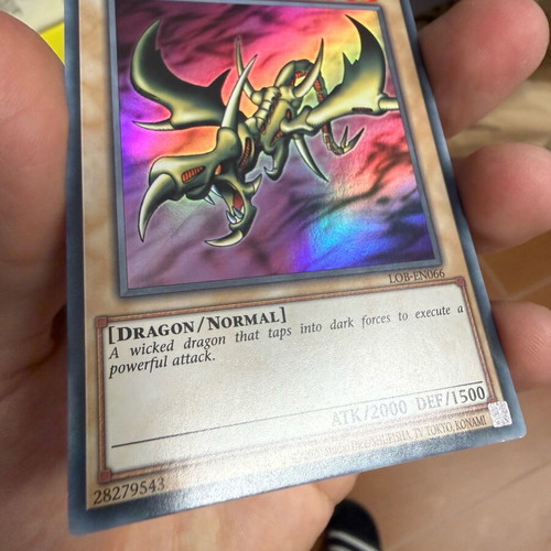 Yu-Gi-Oh Curse of Dragon card like new