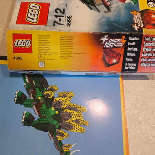 Lego Creator 4998 Stegosaurus used, complete with box and manuals