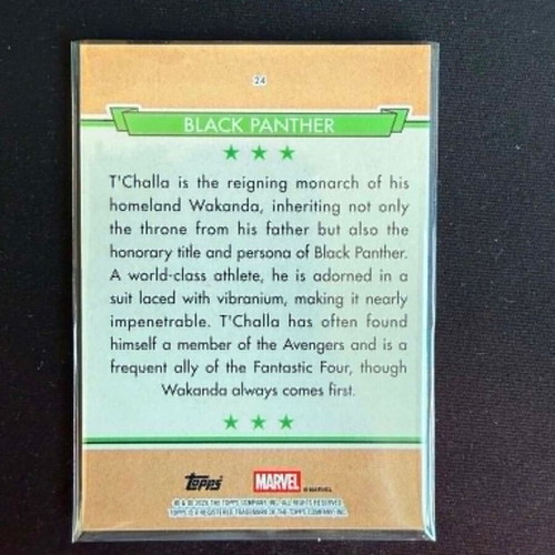 2026 Topps Brooklyn Collection Marvel Captain America Black Panther card new