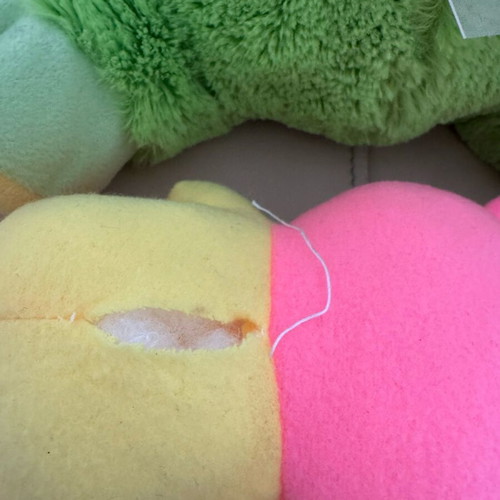 Stuffed toys used, pack of two (frog and duck)