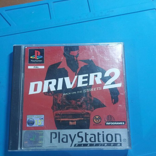 Driver 2 for PlayStation 1 like new, two discs with box