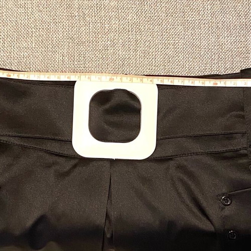 Paranoia Black Mini Skirt like new, size L with wide belt
