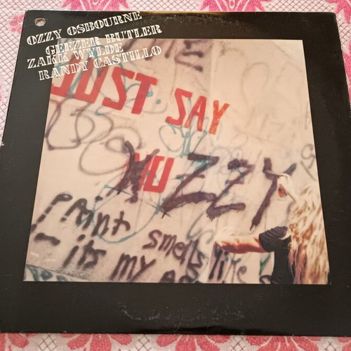 LP Ozzy Osbourne Just Say Ozzy used, metal