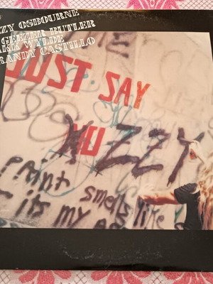 LP Ozzy Osbourne Just Say Ozzy used, metal