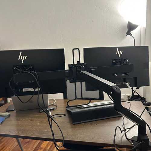 Filex Chicago Duo Monitor Arm like new, dual screen stand