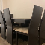 Μοντέρνα τραπεζαρία δρυς Gkotsopoulos Home σαν καινούργιο