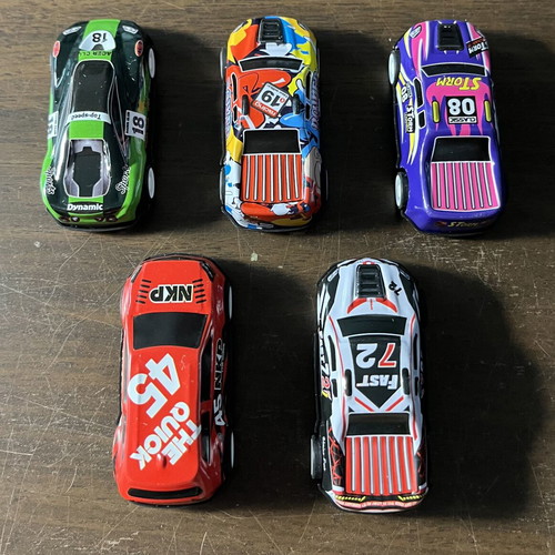 Pull Back Toy Car Set Racing Collection, like new, 5 pcs