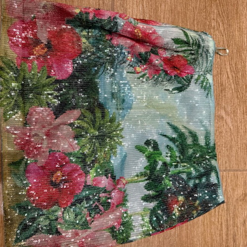 Pinko skirt, blue multicolor, size S / 36 / 8