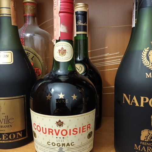 Cognac collection like new with Napoleon, Samalens, Courvoisier