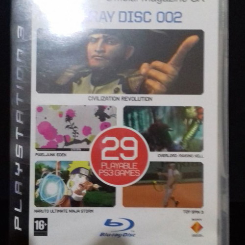 Playstation Official Magazine GR Blu-Ray Disc 002 with 29 playable PS3 games