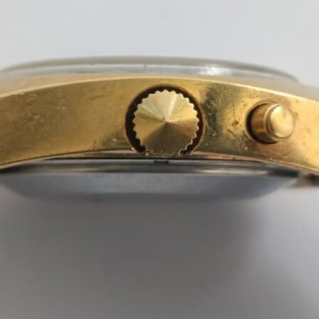 Slava Vintage USSR Soviet Brown Dial Watch Automatic used