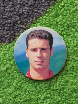Panini Calcio Stars 1996 Andrea Tentoni badge used, number 6
