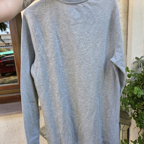Pull&Bear Grey Oversize Longline Sweatshirt Like New
