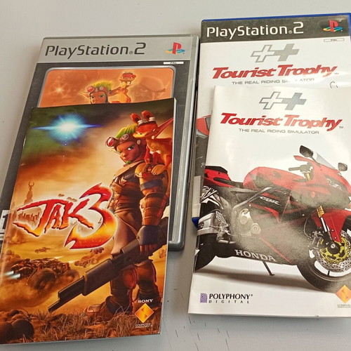 Jak 3 Platinum and Tourist Trophy PS2 games, like new, pack of 2