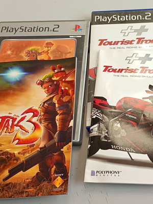 Jak 3 Platinum and Tourist Trophy PS2 games, like new, pack of 2