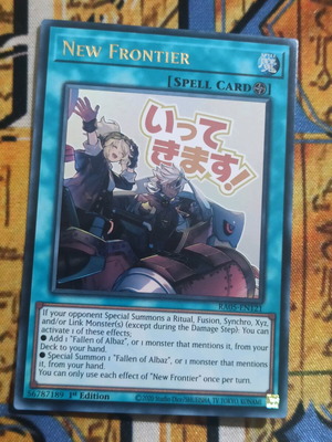 New Frontier κάρτα Yu-Gi-Oh! σαν καινούργιο, συλλογή RA05
