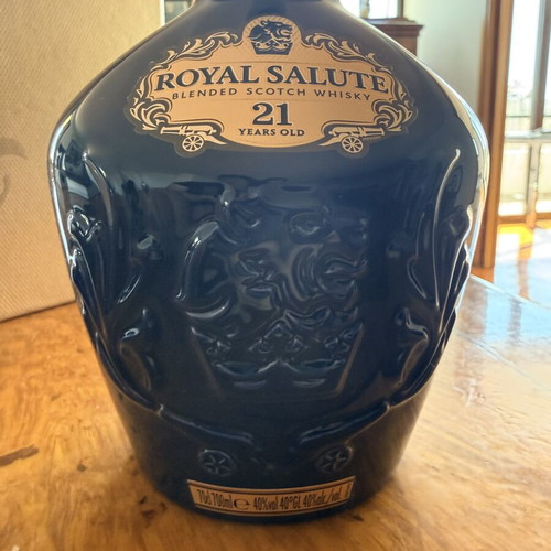 Royal Salute 21 Years The Sapphire Flagon 700ml whisky bottle
