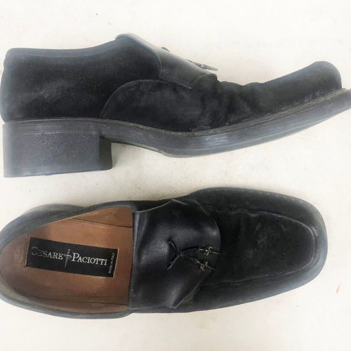 Cesare Paciotti men's shoes used, size 43, black