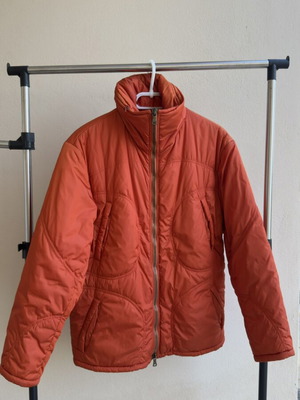 Men's winter jacket like new, size L, orange