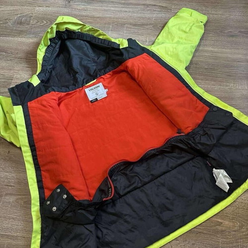 Volcom Elias snowboard jacket used, size M, green
