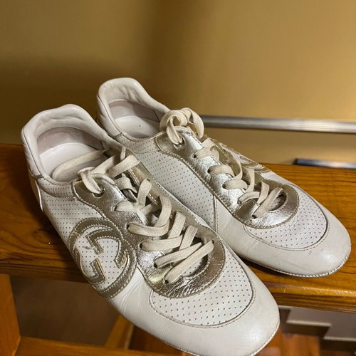Gucci women's shoes used, white, size 38, genuine leather
