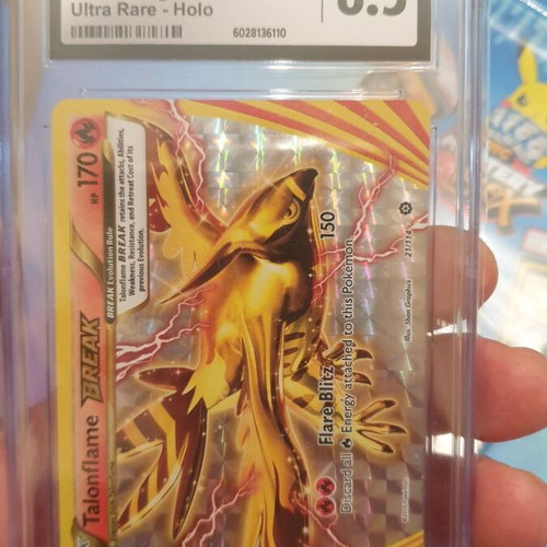 Talonflame 21/114 Break card new, graded 9