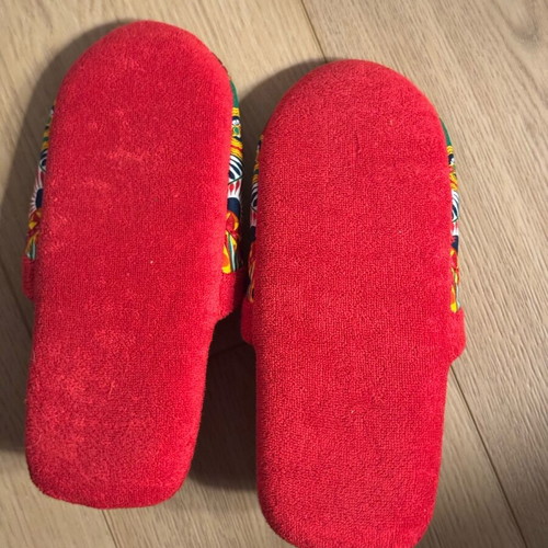 Dolce & Gabbana Carretto slippers like new, red and multicolor, size 38