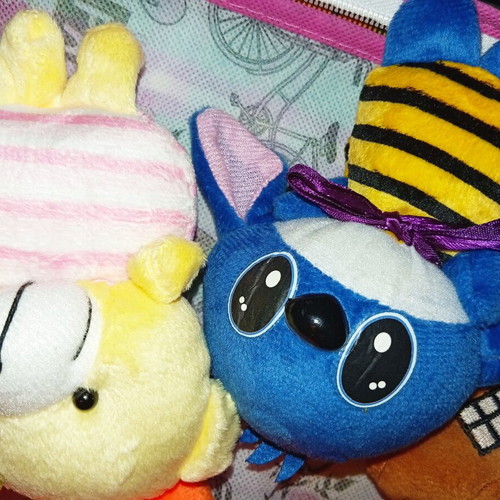 Plush keychains set of 9 assorted figures