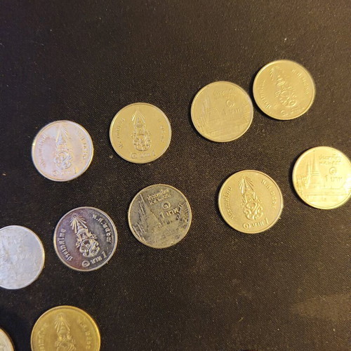Thailand coins used, pack