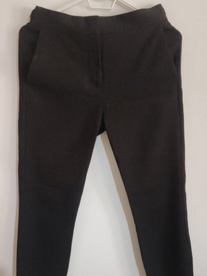 Γυναικείο παντελόνι Zara μαύρο μέγεθος S μεταχειρισμένο με λάστιχο