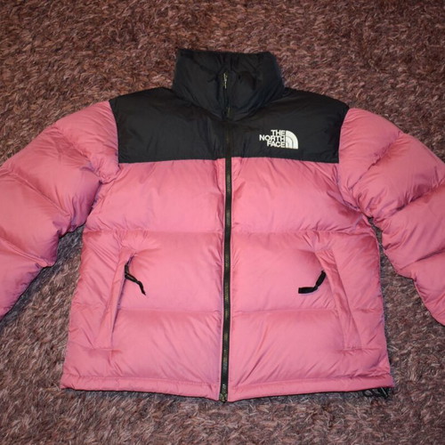 The North Face 96 Retro Nuptse men's jacket used, size M, black and pink