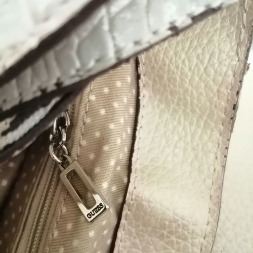 GUESS original beige crossbody bag.