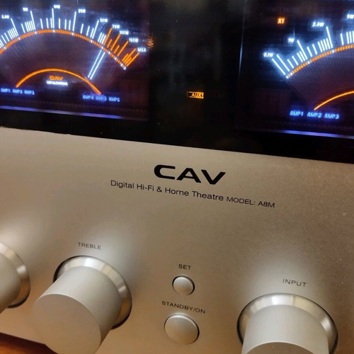 CAV A8M amplifier used, home theater 7.1