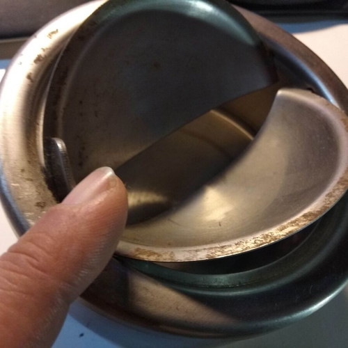 Ashtray tasaki chrome new, chrome finish