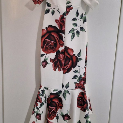 Floral dress used, size XL
