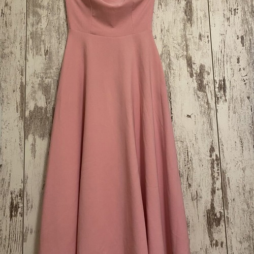 Strapless Pink Maxi Dress EU 36, like new