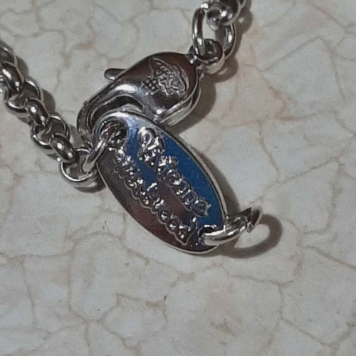 Vivienne Westwood Orb Pendant Necklace with Spherical Mint Stone, New