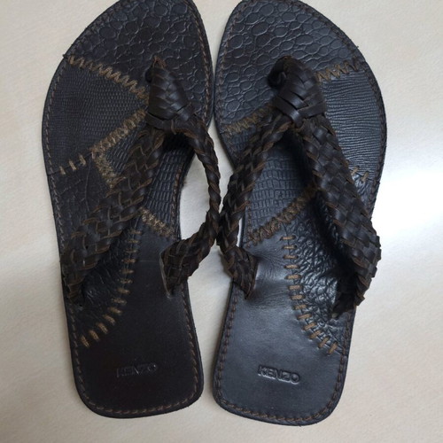 Kenzo leather sandals brown like new, men's size 40