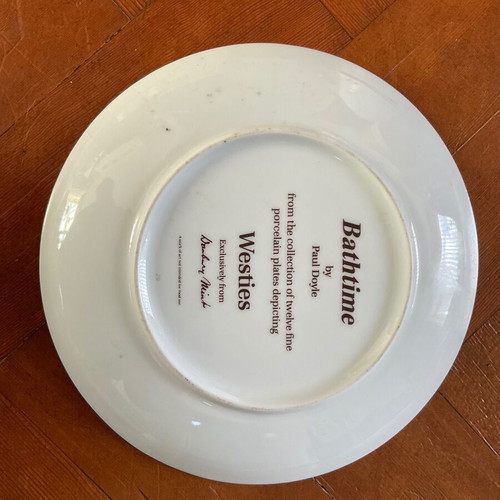 Danbury Mint collectible plates, 4 pieces in excellent condition