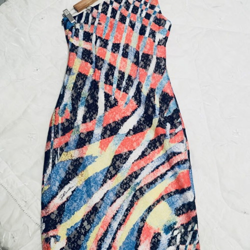 Roberto Cavalli Mini Dress Medium New, Multicolor