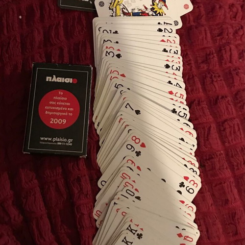Plaisio Playing Cards 2009 like new, set of 2