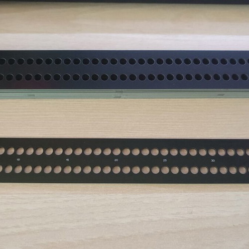 Audio Stereo VU Meter Bar 2x40 Leds (8xLM3915) Stereo PCB with Black Panel new