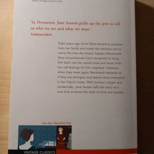 Persuasion by Jane Austen, English edition