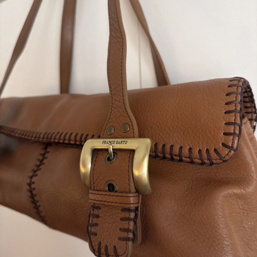 Franco Sarto leather shoulder bag like new, brown
